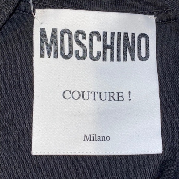 Moschino shirt in cotton jersey with couture print - Picture 5 of 14